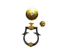 2pcs Simple Knocker Zinc Alloy Knock Ring Para Puerta