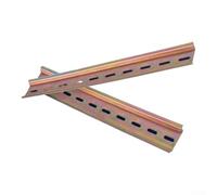 2pcs Slotted DIN para rail Steel 35mm Wide 10cm Length 2pcs Slotted(20CM) | 2-piece set, 35mm width, 10cm length, steel construction, slider fixing, breaker mounting