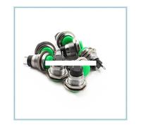 2pcs small button since the reset button switches 12mm doorbell button, Momentary Pushbutton Switch DS-318 Green