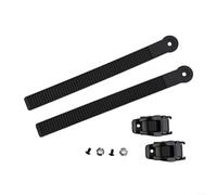 2Pcs Snowboard Ankle Ladder Strap Binding Buckles Set, with Screws and Nuts For Snowboards and Roller Skates(205x20mm)