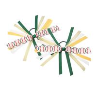 2pcs Softball Ribbon Elastics Scunchies Para Mujeres Y Niñas Moda Cabello akesorie Con Diseños Únicos Cintas Elásticas