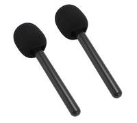 2Pcs Soporte de Micrófono Inalámbrico con Espumas Parabrisas para Hollyland Lark M1 C1 150 SyncoG1 Movo, y AltaCalidad de Recepción Micrófono Mango Adaptador de Montaje