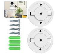 2PCS Soportes Cámara para Tapo C200, TP C210, IPC40C IPC42C, TPC42EW, IPC43AN, IPC43AW, MIPC451, Bases de Montaje para Cámara con Tornillos y Pernos de Expansión