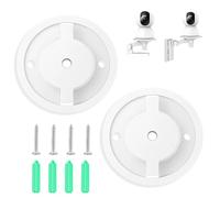 2PCS Soportes Cámara para Tp-Link Tapo C200/C210/C220/C225/Tc70, Kasa Ec70/Kc410s, TP C210, IPC40A, IPC42, IPC40C, TPC42EW, Base de 56 mm, ABS Soporte de Pared