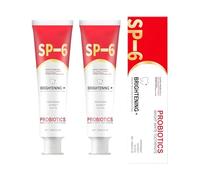 2PCS SP-6 Probiotic Whitening Pasta Dentífrica para Blanquear los Dientes y Aliento Fresco,Teeth Whitening Foam Toothpaste, Previene las Caries, Fortalece el Esmalte Dental, Blanquea los Dientes