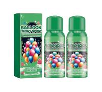 2pcs Spray Brillantina para Globos - Brillo Instantáneo Y Duradero, Efecto Luminoso Profesional para Decoraciones de Fiestas - Aerosol De Alto Brillo con Acabado, 100ml