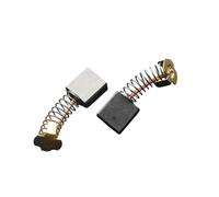 2Pcs Spring Loaded Carbon Brushes - 7x17x18mm for DC Motors in Power Tools & Electric Motors