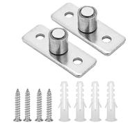 2Pcs Stainless Steel Barn Door Roller Floor Guide Sliding Door Hardware Accessories Insert Bearings