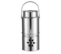 2PCS Stainless Steel Milk Can with Spigot Metal Water Beverage Drink Dispenser Milk Pail Bucket for Milk Wine Oil dispensador cerveza(5L)