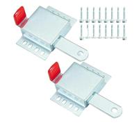2pcs Steel Garage Door Locking Slide Latch, Heavy Duty Lock Essential Kit For Most Doors Para Puertas