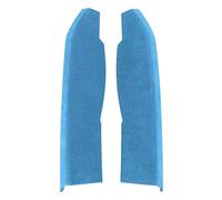 2pcs Suede Central Control Decorative Strips with 2mm Thickness Fit for Subaru 2013-2020 (azul cielo)