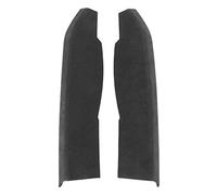 2pcs Suede Central Control Decorative Strips with 2mm Thickness Fit for Subaru 2013-2020 (Gris oscuro)