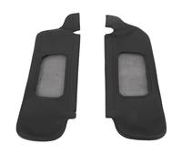 2Pcs Sun Visor Protector Cover PU Leather Stylish Look Scratch Sun Visor Replacement Cover for 1994 to 2004 (Black)