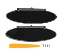 2Pcs Sun Visor Vanity Mirror Cover,Driver or Passenger Side Sunvisor Vanity Mirror Lid Caps Cove,for Boxster Cayman 986 987,Replacement for 99670142102
