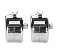 2pcs Tally Tally Tally Counter Acero Inoxidable 0-9999 para inventario de Taller