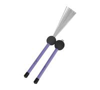 2pcs Tambor Brush Jazzes Tambor Brush Profesional Alambre Alambre Tambor Stick Cepillo Percusión Cepillo