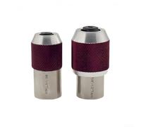 2pcs Tap Socket Extracción Herramienta Mandíbulas ajustables para grifos Escariadores Tornillo Extractor (Rojo)
