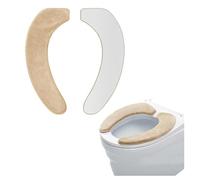 2pcs Tapete De Asiento Inodoro,Lavable Asiento de Inodoro,Asiento de inodoro autoadhesivo,Cojines de Funda de Asiento de Inodoro,Fundas Para Asiento De Inodoro,para Viaje Familiar Embarazadas Ancianos