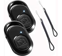 2PCS Teléfono Bluetooth Selfie botón del palillo, Obturador de Control Remoto inalámbrico de Lanzamiento Móvil, Mando a Distancia Bluetooth Botón de Obturador Remoto Compatible con OS y Android
