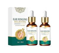 2PCS Tinnitus Ear Drops, Ear Drops for Ear Infection Treatment, Relieves Ear Aches, Infections, Swimmer's Ear, Loosens Wax