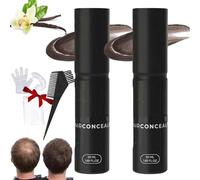 2Pcs Tiveno Hair Concealer Cream,For Naturally Fuller & Confident-Looking Hair,Concealer,Waterproof & Sweat Proof, Naturally Lasts,For Women And Men (Dark Brown*2, SIZE)