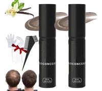 2Pcs Tiveno Hair Concealer Cream,For Naturally Fuller & Confident-Looking Hair,Concealer,Waterproof & Sweat Proof, Naturally Lasts,For Women And Men (Light Brown*2, SIZE)