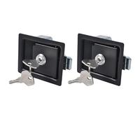 2PCS Trailer Tool Box Locks Door Paddle Handle Latch Anti-Theft Paddle Locks For RV Camper Truck Trailer
