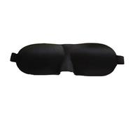 2pcs Travel Black Eye Mask For Sleep Safe Soft Padded Shade Cover Rest Relax Sleeping Blindfold(Black)