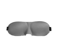 2pcs Travel Black Eye Mask For Sleep Safe Soft Padded Shade Cover Rest Relax Sleeping Blindfold(Gray)