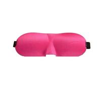 2pcs Travel Black Eye Mask For Sleep Safe Soft Padded Shade Cover Rest Relax Sleeping Blindfold(Rose Red)