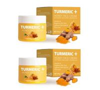 2PCS Turmeric & Bee Cream with Turmeric and Bee Facial Moisturizer for Deep Nourishing Dry and Rough Skin