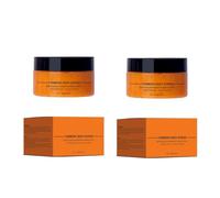 2PCS Turmeric Brightening Scrub, Skin Exfoliation Treatment Skin Glowing Restore Skin Hydration Moisturizing Skincare Scrub
