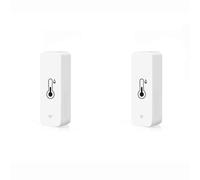 2pcs Tuya Smart Temperature And Humidity Sensor Wifi App Remote Monitor for Smart Life App Control