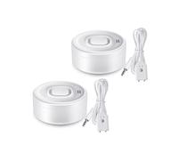 2pcs Tuya WiFi Water Leak Detector 100DB Dual Water Flood Sensor APP Remote Monitoring Flood Overflow Security