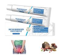 2pcs ungüento natural para hemorroides a base de hierbas, 20g ungüento para hemorroides, crema orgánica para hemorroides a base de hierbas-alivia la hinchazón, picazón (1PCS)