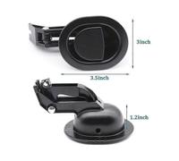 2Pcs Universal Heavy-Duty Metal Sofa Chair Recliner Release Pull Handles Replacement Parts, Fits Ashley, Lazy Boy and Most Recliner Brand, Recliner Ha