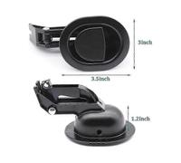 2Pcs Universal Heavy-Duty Metal Sofa Chair Recliner Release Pull Handles Replacement Parts, Fits Ashley, Lazy Boy and Most Recliner Brand, Recliner Ha