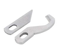 2Pcs Upper Lower Stainless Steel for Singer 14N654 Multifunctional Household Overlock Machine Serger
