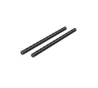 2PCS Varillas de 15mm con Rosca de 1/4 para para para para Cámara DSLR Cage Sistema de Varilla de Enfoque Seguimiento Montaje de