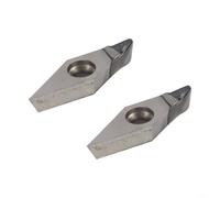 2PCS VCMT16041103 Insertos con punta para máquinas CNC construidos para alta precisión y excelentes resultados de corte (VCGT160404 PCD)