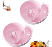 2pcs Vegetable Washing Basket, Snail Shape Rotating Strainer, Multi-Use Mixing Storage Bowl, Easy Water Drain Feature, Kitchen Tool, Ideal For Salad Prep, Sink Rinse, Fridge Use, Outdoor Travel(Pink)