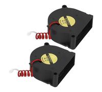 2Pcs Ventilador de Enfriamiento 10000 RPM, 50 x 50 x 20 mm 5020 Ventiladores Principales de Tablero de Doble Bola Alta Velocidad para SV08 Impresora 3D