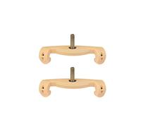 2pcs Violin Hombro Descanso Ajustable Garras Reemplazo viejo 4/4-1/8 Violin Resto Hombro Accesorios instrumentos violín (Color : Beige 1-2 1-4)