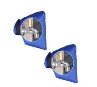2PCS Warm Outdoor Faucet Protector Anti-Freeze Insulation Cover Crack Protection Bag Warming Supplies(Blue)