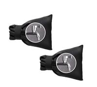 2PCS Warm Outdoor Faucet Protector Anti-Freeze Insulation Cover Crack Protection Bag Warming Supplies(Black)