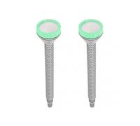 2PCS Watering Hose Nozzle Extended Spray Nozzle Shower Head Stainless Steel Versatile Hose Wand for Home Garden Irrigation Green Gray 1000mesh