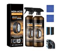2pcs Wheelblaze Wheel Cleaner,wheel Cleaner Special Highly Effective,blaze Versatile and Powerful Rust Converter,Quick Polish & Refurbishment, Turn Filthy Wheel Into Instant Shine-2pcs