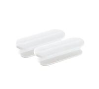 2PCS Window Cabinet Drawer Handles Self-adhesive Door Wardrobe Handle Organizer Paste Open Sliding Door Knob Auxliary Device(WHITE)