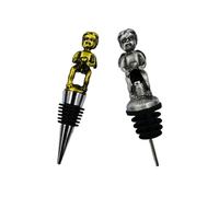 2PCS Wine Pourer Wine Stopper Set, Halloween Cork Pourer, Angel Boy Wine Aerator Pourer Whiskey Pourer, Unique Halloween Souvenir Gifts, Perfect Wine