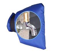 2pcs Winter Outdoor Anti Freeze Faucet Protector Thick Insulation Cover Waterproof Thermal Sleeve For Garden Pipe Frost Safety(Blue)